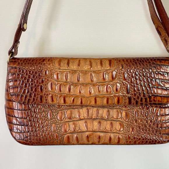 Brahmin Crocodile Cross Body Handbag - Picture 2 of 10